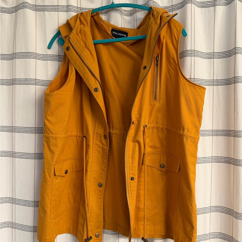 Zenana Outfitters Mustard Yellow Vest
